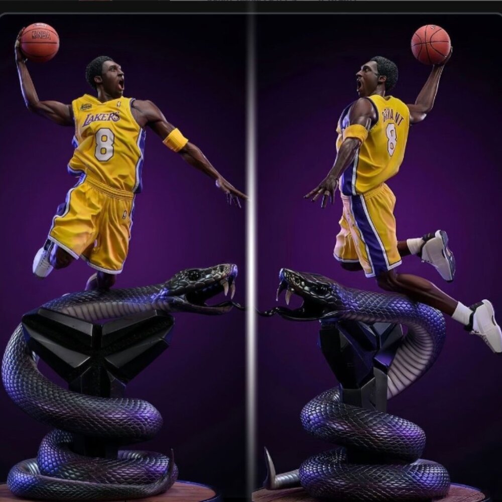 Basketball star NBA GK Kobe Black Mamba Hurricane model ornaments boxed - Picture 2 of 5